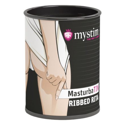 Mystim MasturbaTIN Ribbed Rita - lamellás maszturbátor 