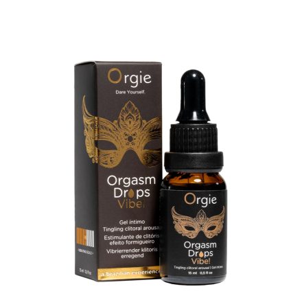 ORGIE ORGASM DROPS VIBE - BIZSERGETŐ INTIM GÉL NŐKNEK (15ML)