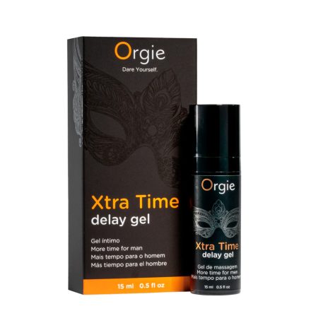 ORGIE XTRA TIME - EJAKULÁCIÓ KÉSLELTETŐ GÉL FÉRFIAKNAK (15ML)