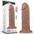 10.5" Chubby Dildo Brown