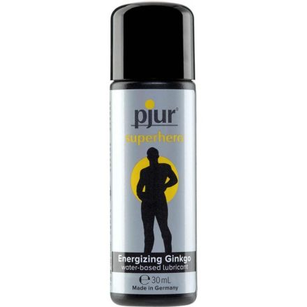 PJUR SUPERHERO stimuláló vízbázisú síkosító pasiknak 30ml